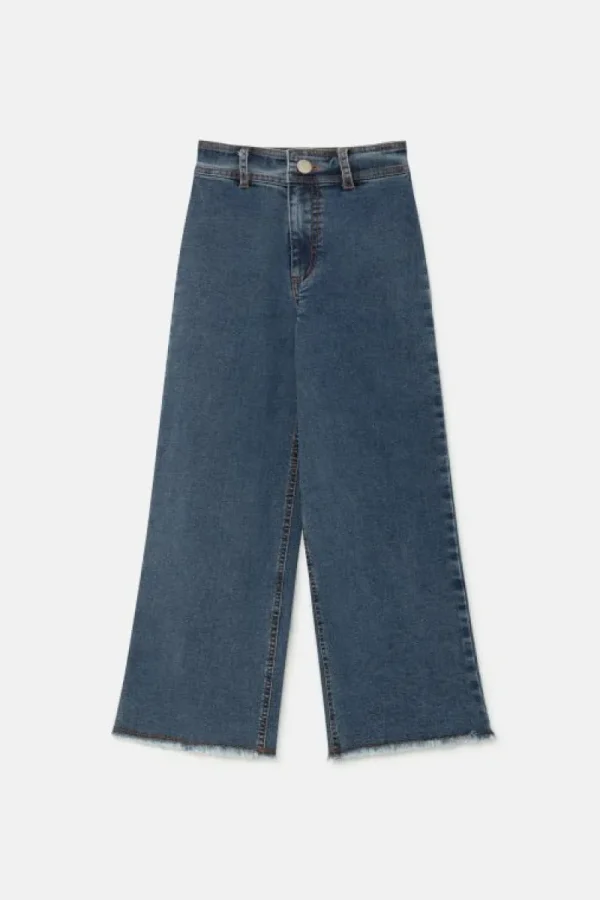 Jeans de niña rectos azules-MINI Fashion