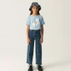 Jeans de niña rectos azules-MINI Fashion