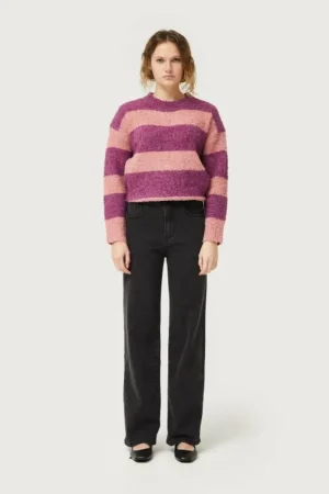 Jeans largos rectos negro lavado-COMPAÑIAFANTASTICA New