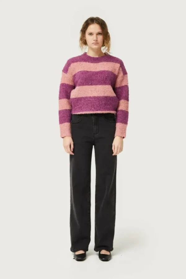 Jeans largos rectos negro lavado-COMPAÑIAFANTASTICA New