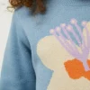Jersey de niña con print de flor Calatea-MINI Cheap