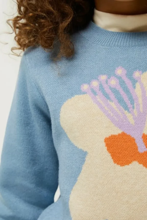Jersey de niña con print de flor Calatea-MINI Cheap