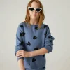 Jersey de niña de punto con estampado de corazones-MINI Best