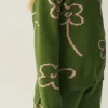 Jersey de niña de punto con estampado floral-MINI Cheap