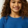 Jersey de niña evasé azul-MINI New