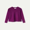 Jersey de niña evasé morado-MINI Outlet