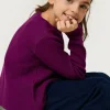 Jersey de niña evasé morado-MINI Outlet