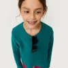 Jersey de niña evasé verde-MINI Best