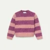Jersey de niña rayas moradas-MINI Best