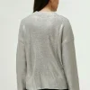 Jersey de punto revestido plateado-COMPAÑIAFANTASTICA Sale
