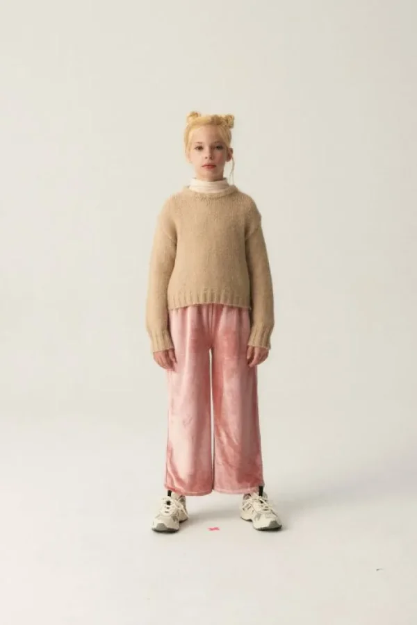 Jersey unisex crop de punto beige-MINI Shop