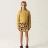 Jersey unisex crop de punto amarillo-MINI Shop