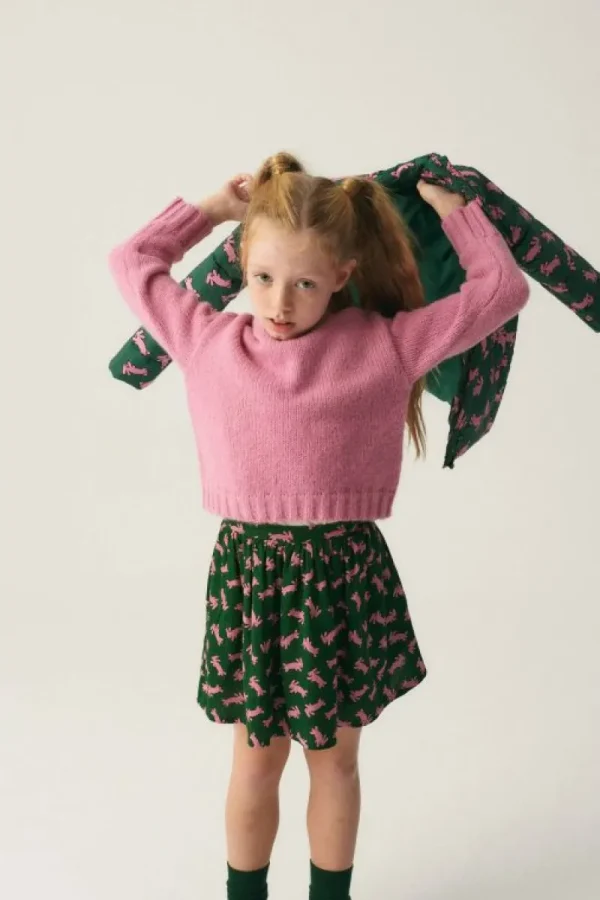 Jersey unisex crop de punto rosa-MINI Hot