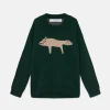 Jersey unisex de punto con estampado animal-MINI Best Sale
