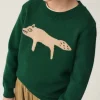 Jersey unisex de punto con estampado animal-MINI Best Sale