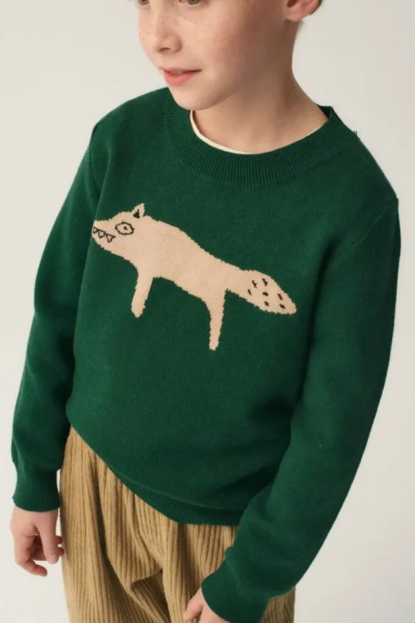 Jersey unisex de punto con estampado animal-MINI Best Sale