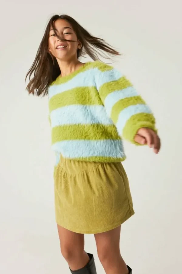 Jersey unisex de punto con estampado de rayas-MINI Sale