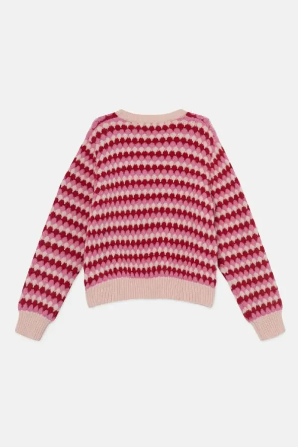 Jersey unisex de punto con estructura rosa-MINI Clearance