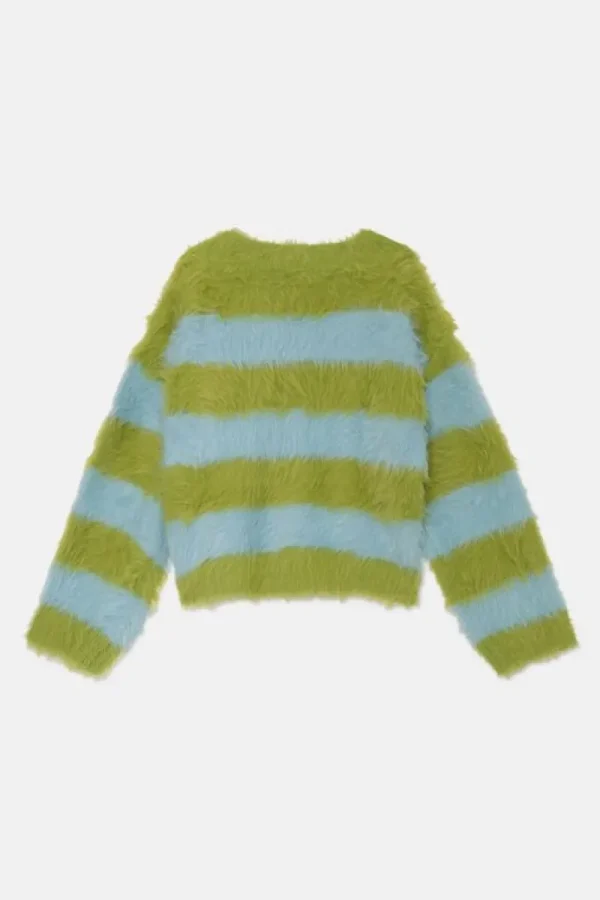 Jersey unisex de punto con estampado de rayas-MINI Sale