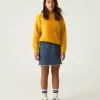 Jersey unisex de punto efecto pelo amarillo-MINI Cheap