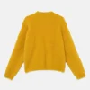 Jersey unisex de punto efecto pelo amarillo-MINI Cheap