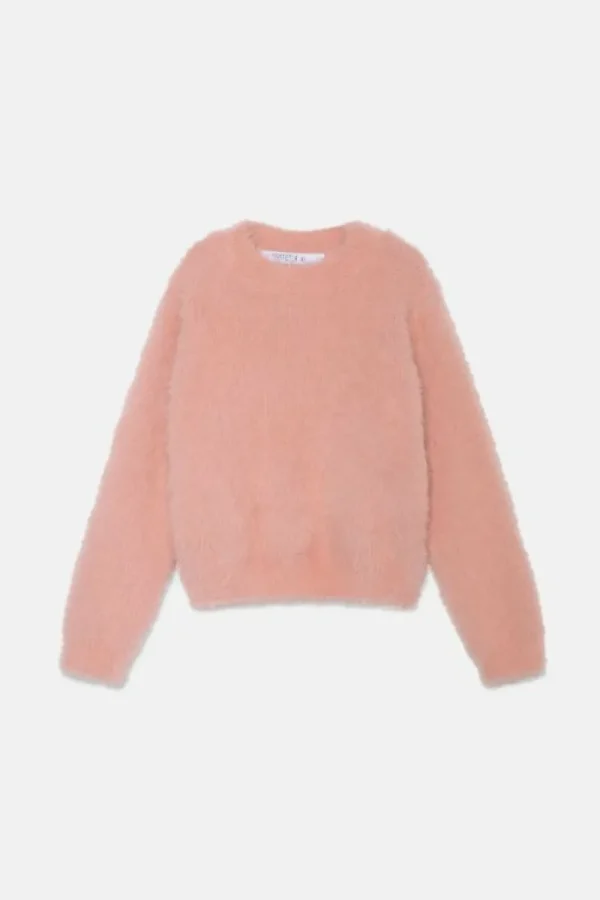 Jersey unisex de punto efecto pelo rosa-MINI Shop