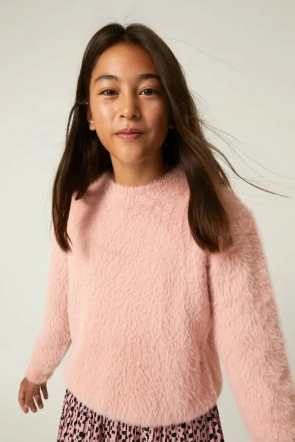 Jersey unisex de punto efecto pelo rosa-MINI Shop