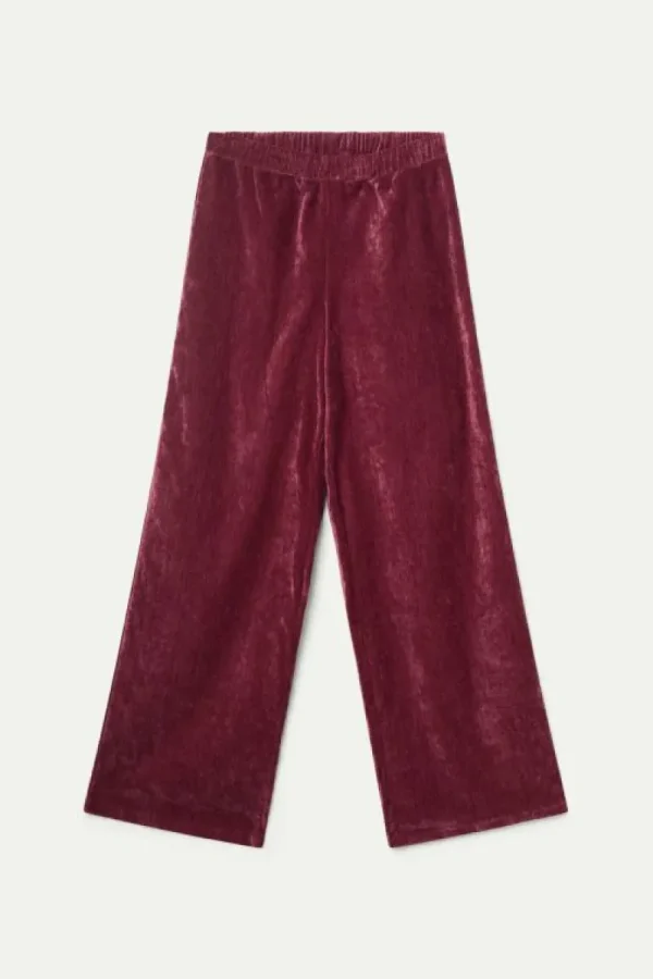 Pantalón de chenilla marrón-COMPAÑIAFANTASTICA Fashion