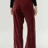 Pantalón de chenilla marrón-COMPAÑIAFANTASTICA Fashion