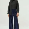 Pantalón de lentejuelas azul-COMPAÑIAFANTASTICA Sale