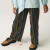 Pantalón de niña con estampado de rayas multicolor-MINI Flash Sale