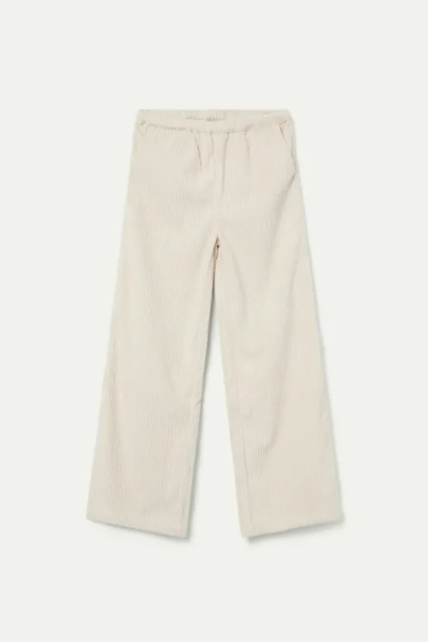 Pantalón de niña de pana beige-MINI New
