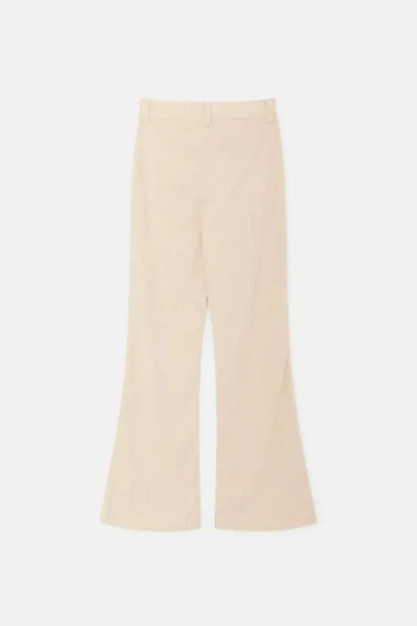 Pantalón de niña de pana beige-MINI New