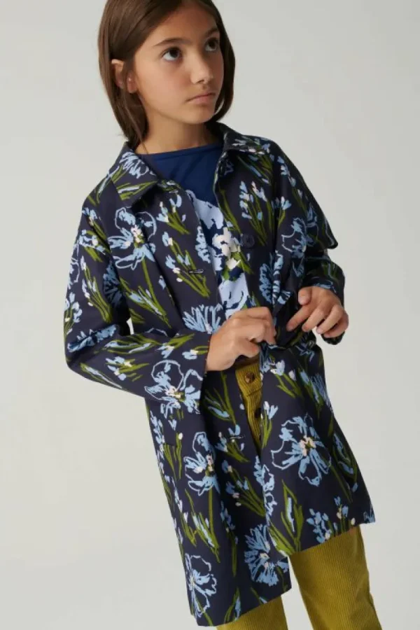 Pantalón de niña de pana verde-MINI Cheap