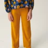 Pantalón de niña largo elástico amarillo-MINI Shop