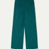 Pantalón de pana turquesa-COMPAÑIAFANTASTICA Fashion