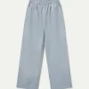 Pantalón de piel sintética gris-COMPAÑIAFANTASTICA Online