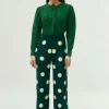 pantaln_de_punto_jacquard_0-4.webp Pantalón de punto jacquard estampado de lunares blancos-COMPAÑIAFANTASTICA Best Sale