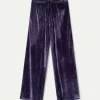 Pantalón de terciopelo morado-COMPAÑIAFANTASTICA Discount