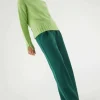 Pantalón de vestir con pinzas verde-COMPAÑIAFANTASTICA Best Sale