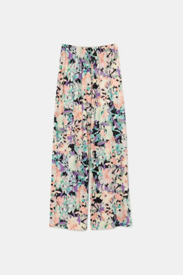 Pantalón largo elástico con estampado fantasía-COMPAÑIAFANTASTICA Cheap