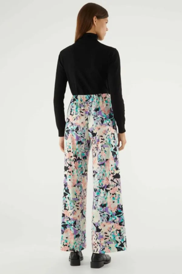 Pantalón largo elástico con estampado fantasía-COMPAÑIAFANTASTICA Cheap