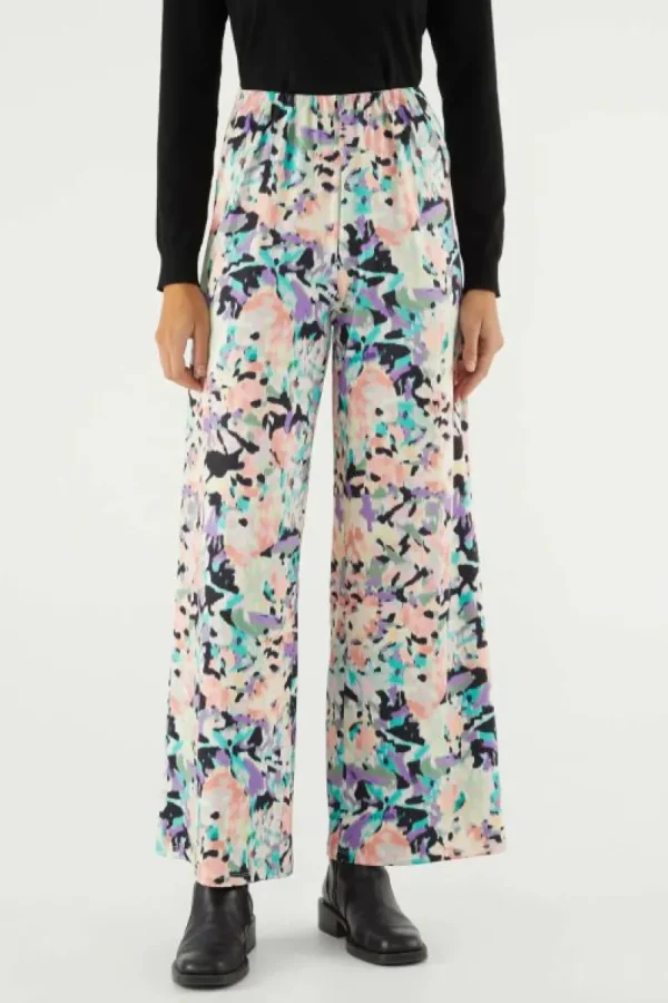 Pantalón largo elástico con estampado fantasía-COMPAÑIAFANTASTICA Cheap