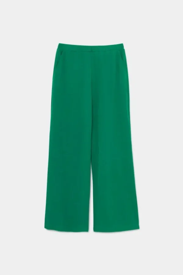 pantaln_largo_recto_fluid_1.webp Pantalón largo recto fluido verde-COMPAÑIAFANTASTICA Flash Sale
