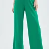 pantaln_largo_recto_fluid_3.webp Pantalón largo recto fluido verde-COMPAÑIAFANTASTICA Flash Sale