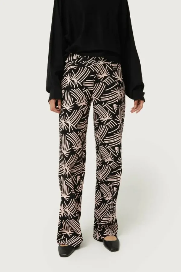 Pantalón recto con estampado abstracto Fénix-COMPAÑIAFANTASTICA Cheap