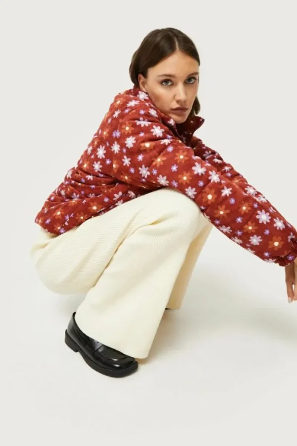 Pantalón recto de punto blanco-COMPAÑIAFANTASTICA Store