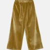 Pantalón unisex en terciopelo amarillo-MINI Best