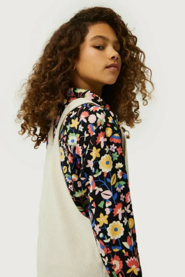 Pichi de niña pana blanco-MINI Sale