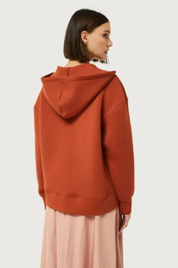 Sudadera con capucha marrón-COMPAÑIAFANTASTICA Flash Sale